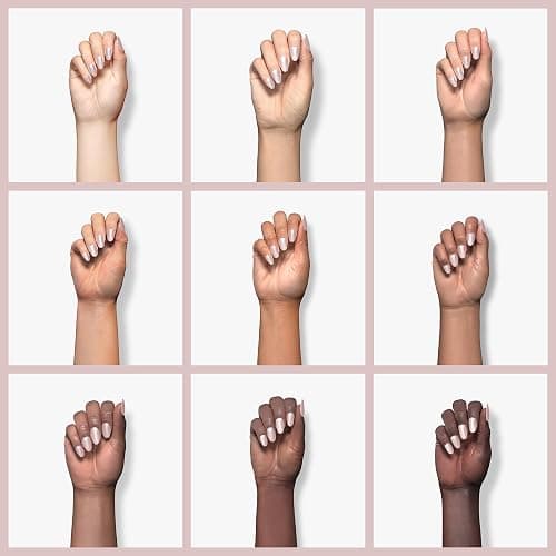 RARJSM Nude Pink Gel Polish Rainbow Glitter Iridescent Shimmer Pigment Jelly Neutral Color Skin Tone 15ml Sparkle Pink Natural Soak off UV LED Cured for Home Salon DIY Nail Art thumbnail 4