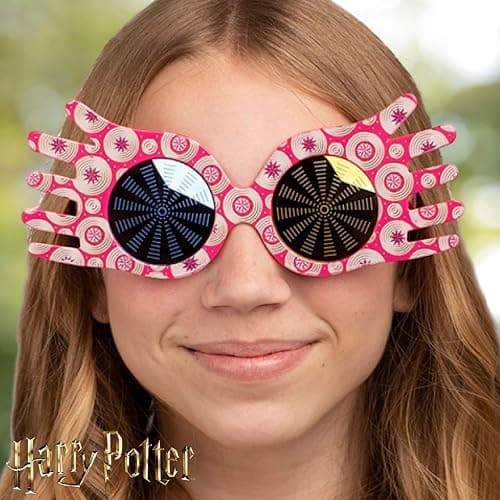 Sun-Staches Luna Lovegood Spectrespecs Harry Potter Costume Sunglasses | Official Wizarding World Luna Lovegood Sunglasses, 100% UV, Lightweight, Costume Ready | Adult or Child Size thumbnail 5
