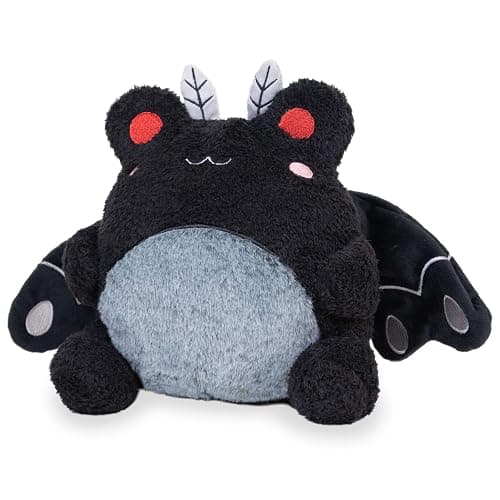 Cuddle Barn PlushGoals - Mothman Wawa The Froggie Soft Black Stuffed Animal Kawaii Frog Plush Toy, 9 inches thumbnail 4
