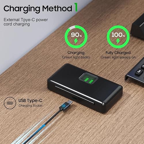 NP-BX1 Battery(2 Pack) and Charger(2CH) Set,Camera Accessories kit for Sony Lithium Ion NP-BX1,RX100 VII/VIII,ZV1 II,ZV1F,ZV-1F,DSC-HX400,RX1 Rechargeable Dual Batteries Case,Replacement Attachments thumbnail 5