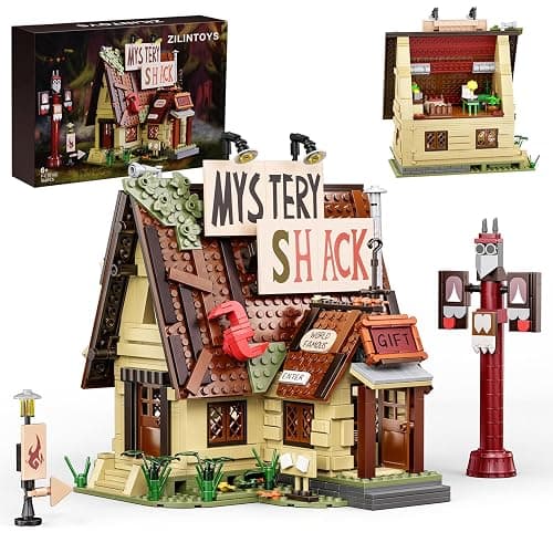 Gravity House Building Sets,Mystery Shack House Building Blocks Toy | Compatible with Lego, Collectible Buildable Fun Model Toys, Gift for 14+ Boys Girls Adults and Fans (965 PCS) - Image 1