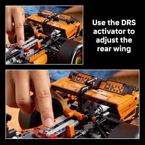 LEGO Technic McLaren MCL39 F1 Car Model Kit for Adults - Collectible Formula 1 Building Set w/ V6 Engine, Differential & DRS Activator - Gift Idea for Racing & Motorsport Fans - 42228 thumbnail 6