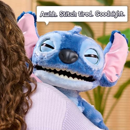 Disney Stitch Just Play Ultimate Interactive 17" Plush Toy, 100+ Sounds & Reactions, Inspired by Disney’s Live-Action Lilo & Stitch Film, New Movie Toy for Fans, Girls, Boys, Kids 3 and Up by thumbnail 8