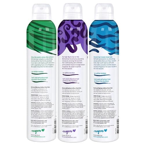 Not Your Mother's Dry Shampoo Spray Signature Assortment (3-Pack) - 7 oz Each - Clean Freak, Plump for Joy & Beach Babe - Instantly Absorbs Oil & Extends Style Life for Refreshed Hair thumbnail 6