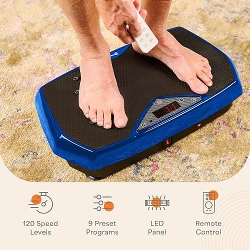 Lifepro Vibration Plate Exercise Machine with Magnetic Acupoints - Full Body Vibration Platform for Beginners and Recovery - Ideal Lymphatic Drainage Massager for Muscle Toning and Overall Fitness thumbnail 5