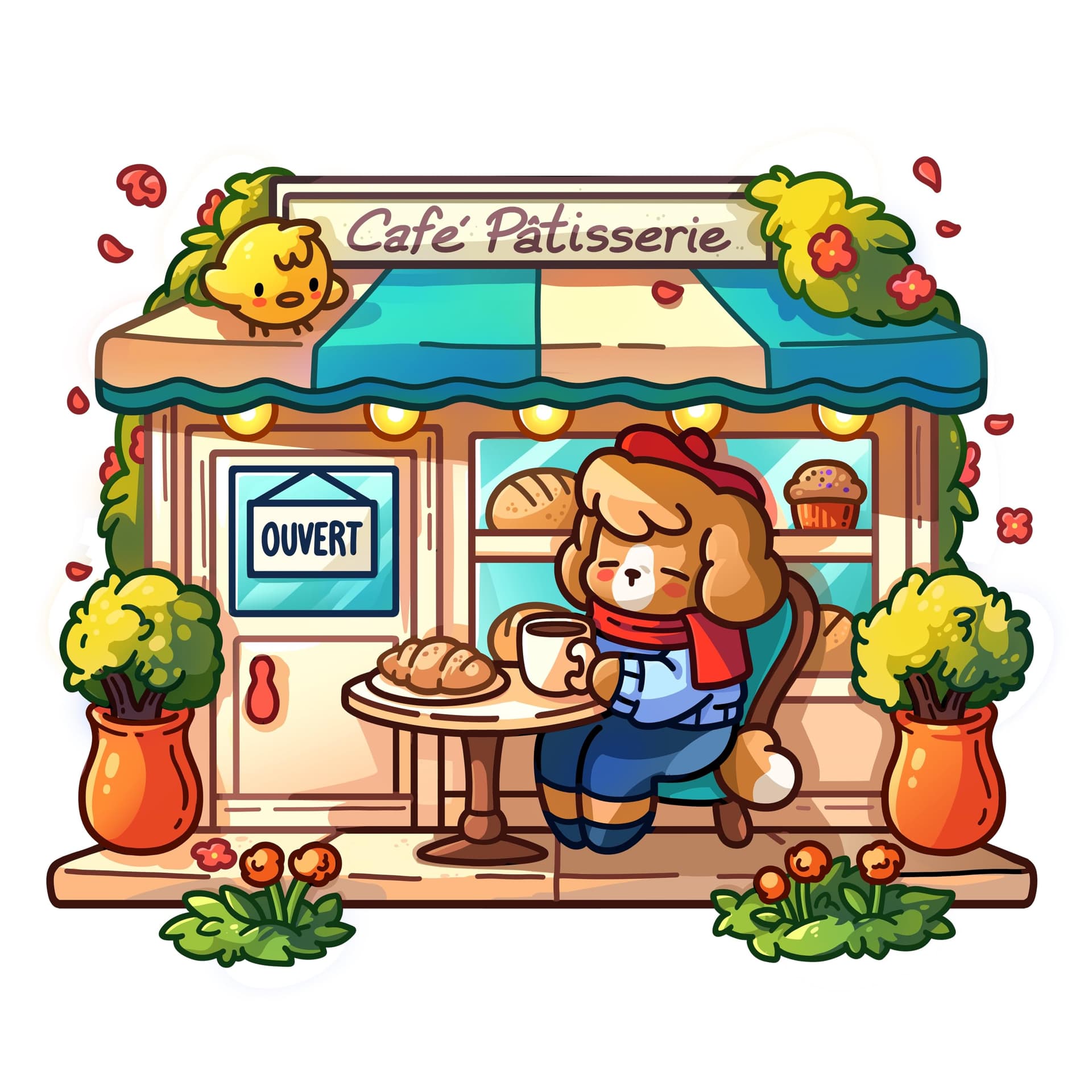 Cozy Europe: Cute Colouring Book thumbnail 2