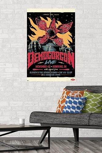 Trends International Netflix Stranger Things - Demogorgon Live Wall Poster, 34L x 22.4W, Unframed Version thumbnail 2