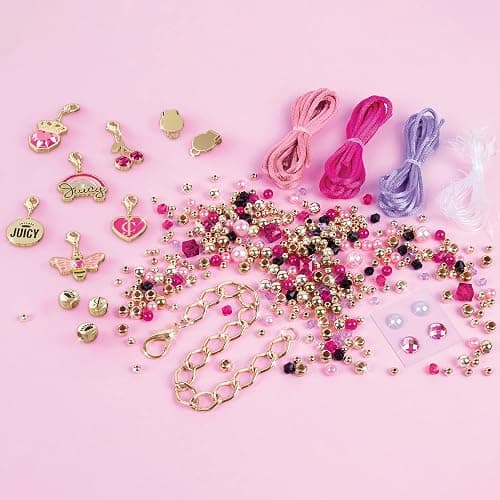 Make It Real Glamour Jewelry Set - Jewelry Box & Friendship Bracelet Kit with Beads, Chains & Charms for Girls & Teens - Ages 8+ thumbnail 4