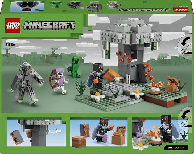 LEGO Minecraft Giardino Pallido - Bioma Giocattolo in Miniatura con Minifigure di Creaking e Mothman, e le Figure di Creeper e di Scheletro - Regalo per Gamer, Bambini e Bambine da 7 Anni - 21586 thumbnail 12