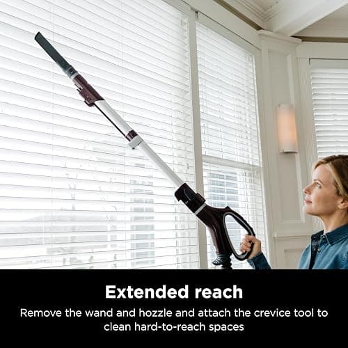 Shark NV752 Rotator Powered Lift-Away TruePet Upright Vacuum with HEPA Filter, Large Dust Cup Capacity, LED Headlights, Upholstery Tool, Perfect Pet Power Brush & Crevice Tool, Bordeaux thumbnail 6