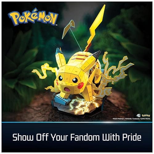 4D Build Pokémon Pikachu 3D Puzzle Model Kit, Desk Décor, Shelf Display | 201 Premium EPS Foam Pieces, No Glue Or Tools Required, Build & Display Collectible Hobby Kit Gift For Fans Ages 12+ thumbnail 6