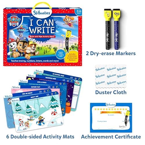 Skillmatics I Can Write PAW Patrol - Reusable Preschool Learning Activities, Educational Toy and Game, Back to School Supplies, Gifts for Students, Kids, Toddlers Ages 3, 4, 5, 6 thumbnail 2