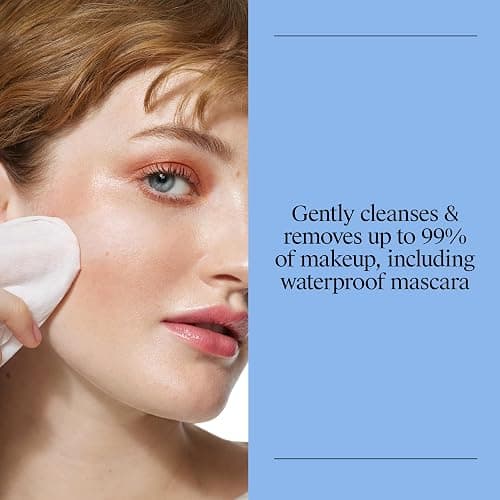 Neutrogena Makeup Remover Micellar Wipes for Face Daily Gently Removes Oil Dirt and Waterproof Makeup in a Simple Fully Plant-Based Cloth, 2 pack of 25 ct thumbnail 2