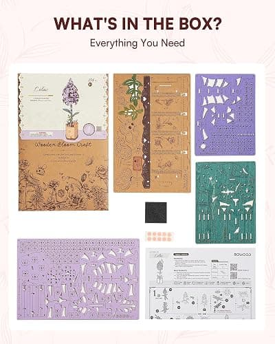 Wooden Flower Puzzle thumbnail 8