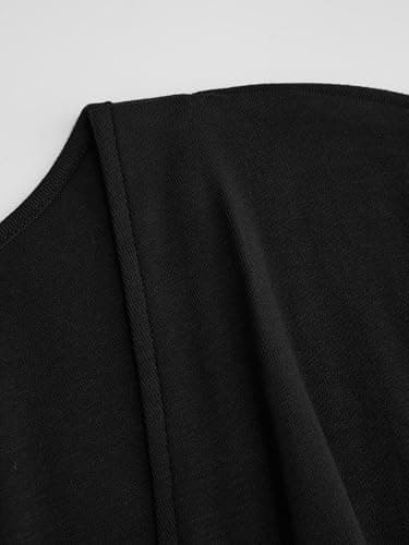 CIDER Womens Business Casual Tops Ruffle Deep V Neck Dressy Short Sleeves Wrap Top Ruched Summer Trendy Outfit thumbnail 3