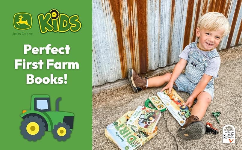 John Deere Kids Farm Friends Lift-a-Flap Board Book - Busy Tractor Helps Its Friends on the Farm thumbnail 4