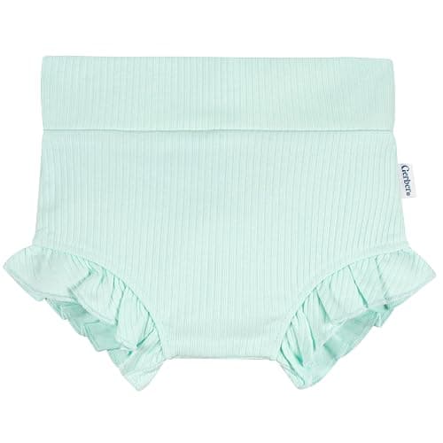 Gerber Baby Girls' 3-Pack Bubble Shorts thumbnail 2