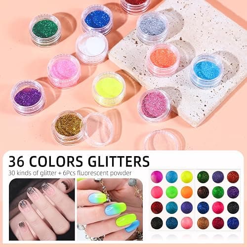 Acrylic Nail Kit With Drill And U V Light Full Nail Kit Set Professional Nail Starter Kit For Beginners Acrylic With Everything thumbnail 5
