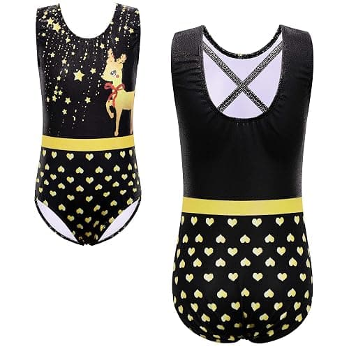 Leotards for Girls Gymnastics Sparkly Ballet Dance Activewear with Tumbling - Image 1