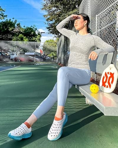 Stelle Womens Seamless Workout Top Yoga Athletic Shirt with Thumb Hole Breathable for Sports Running Slim Fit thumbnail 3