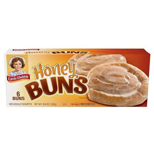 Little Debbie Honey Buns, 36 Individually Wrapped Breakfast Pastries (6 Boxes) thumbnail 2