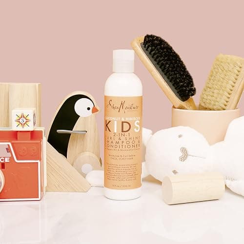Shea Moisture Hair Care, Coconut & Hibiscus Kids Extra Moisturizing Detangler, Anti-Frizz, Moisture & Shine for Thick, Wavy, Unruly, Curly Hair, Spray On & Leave-In, 8 Fl Oz thumbnail 9