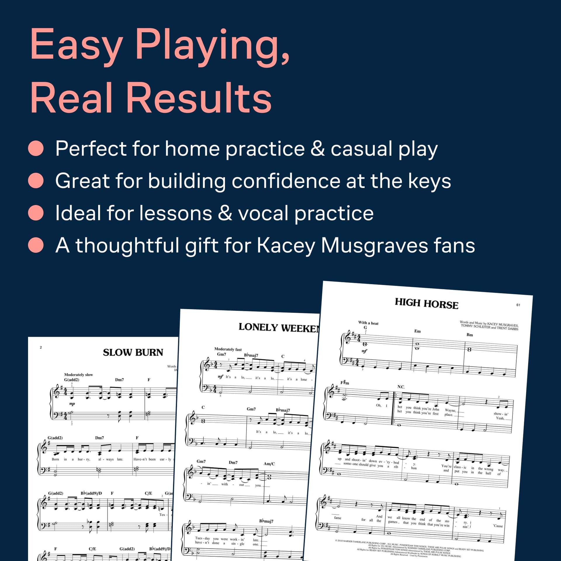 Kacey Musgraves Golden Hour Easy Piano thumbnail 5