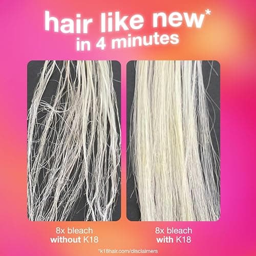 K18 Leave-In Molecular Repair Hair Mask, Patented, Lasting Repair For Dry, Frizzy, Damaged Hair, Reverse Damage In 4 Minutes From Bleach, Color, Chemical Services + Heat thumbnail 3