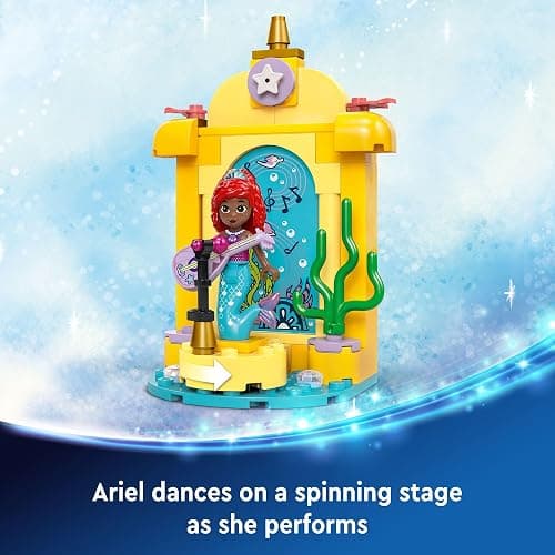 LEGO Disney Princess Ariel’s Music Stage, Ariel Toy with 2 Iconic Characters, Buildable Disney Princess Toy for Kids, Fun Disney Gift Idea for TV Show Fans, Girls and Boys Ages 4 and Up, 43235 thumbnail 4
