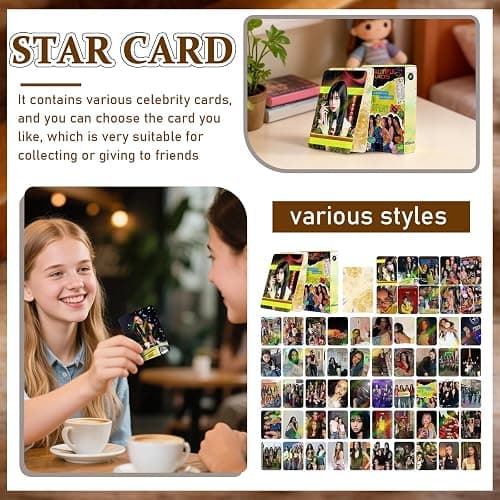 CCHZYSKO Katseye Photo Cards Novel Idol Album Lomo Cards Set Mini Photocards Set Fans Girls Women Men Fans Novel Idol Album 09-55PCS A thumbnail 5