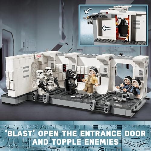 LEGO Star Wars: A New Hope Boarding The Tantive IV Fantasy Toy, Collectible Star Wars Toy with Exclusive 25th Anniversary Minifigure Clone Trooper Fives, Gift Idea for Kids Ages 8 and Up, 75387 thumbnail 3