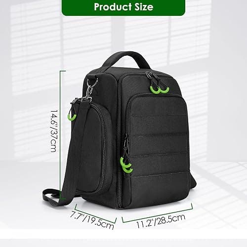 PGmoon Travel Carrying Case Compatible with Xbox Series X Console | Protective Storage Carry Bag for Controllers, Cables, Game Discs and More (Patent Design) thumbnail 6