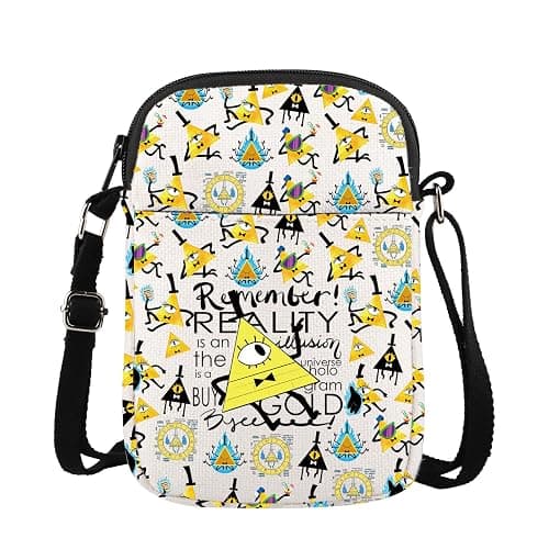 CMNIM Bill Crossbody Bag G Falls Cartoon Gifts for Bill Fans Cartoon Character Adjustable Strap Bag - Image 1