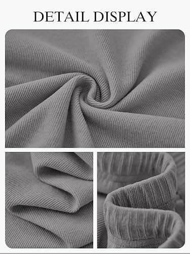 PRETTYGARDEN Women Fall Sweatsuits Two Piece Sets Mock Neck Long Sleeve Knit Tops Wide Leg Pants Lounge Set Travel Outfits thumbnail 6