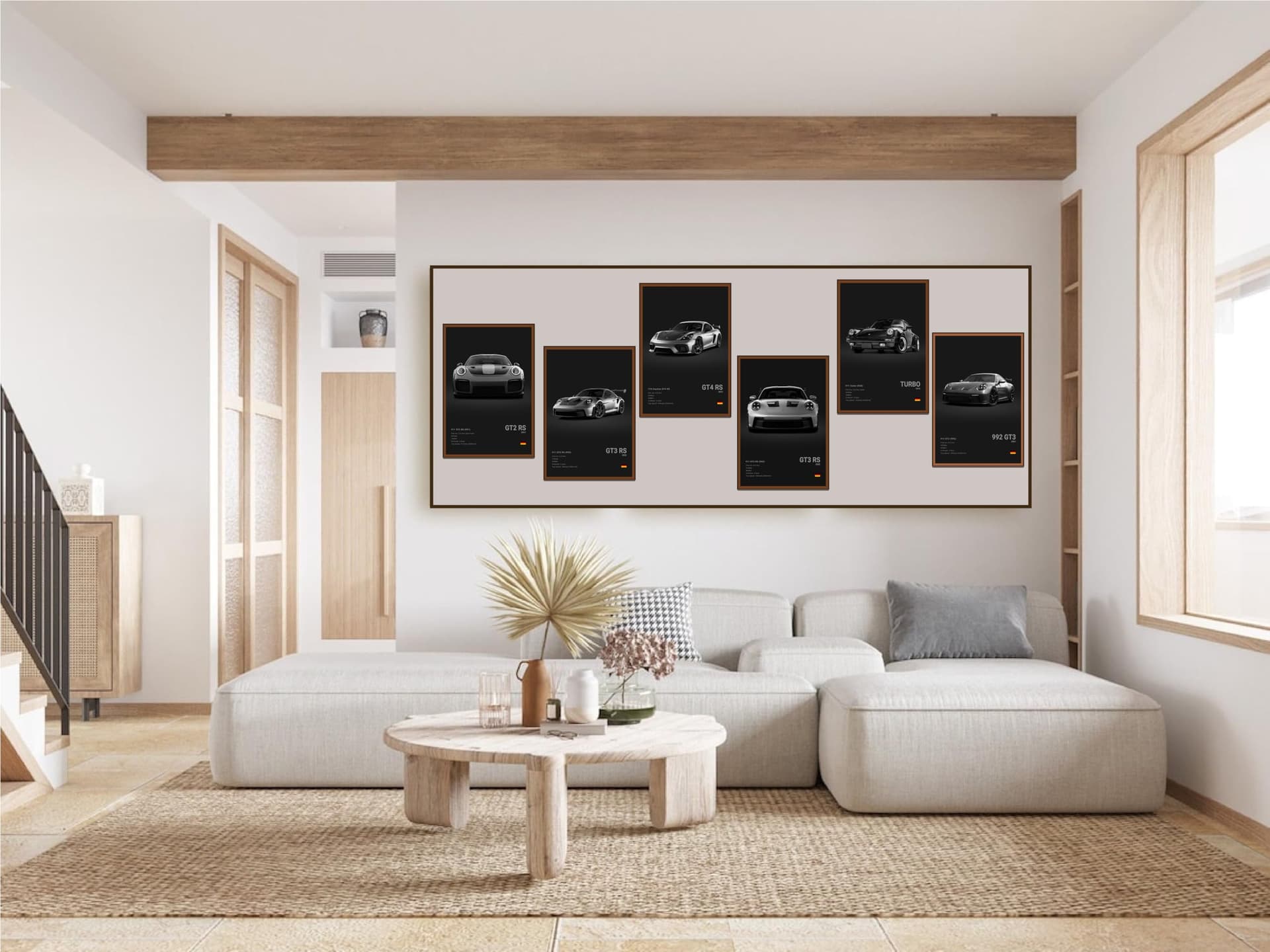 911 GT3RS Poster Car Posters Racing Car Canvas Wall Art Vintage Super Car Poster For Boy's Bedroom Aesthetic (Unframed 8x12 Inch) thumbnail 6