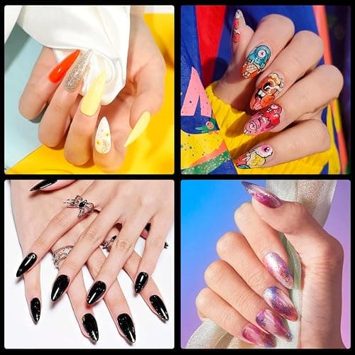 550 Pièces Capsule Americaine Ongle Amande, 11 Tailles Capsules Ongles Gel Couverture Complète, Semi Givré Faux Ongles pour Débutant en Manucure, Prothésiste Ongulaire et Salons Nail Art à Domicile thumbnail 7