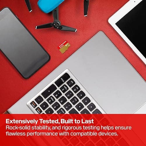SANDISK 128GB Extreme microSD UHS-I Card - Up to 245MB/s Read Speed and 120MB/s Write Speed, 5.3K Video, 4K UHD Video, high-Performance for Action cams, Drones, Android Devices - SDSQXH9-128G-GZ6MA | 245MB/s read speed with V30 rating and A2 performance for action cams, drones and gaming consoles thumbnail 8