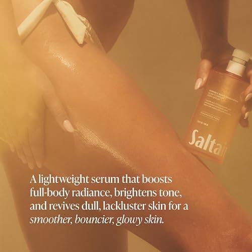 Saltair Vitamin C Body Serum with Glow Complex | Hydrating Body Serum To Help Visibly Even Tone | Daily Vitamin C Body Care For Smooth Radiant Looking Skin | 1 Count thumbnail 7
