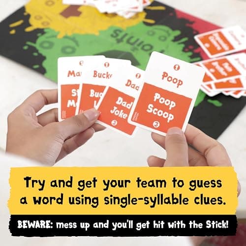 Exploding Kittens Poetry for Neanderthals 2+ Players - Ages 7+ - 15 Minutes to Play - Competitive Word Guessing Game - Party Game, Family Game Night, Kid and Adult Card Game thumbnail 4