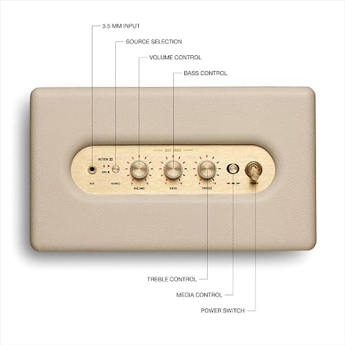Marshall Acton III Bluetooth Home Speaker - Cream thumbnail 6