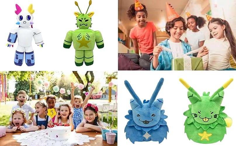 Xuqiufeng Gnarpy Plush, Regretavator Plush Gnarph Alien Cat Plush Toys，Give Fans and Friends Beautifully Plushie Doll Gifts (Green) - Green thumbnail 6