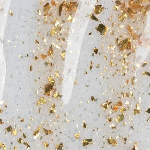 Mylee Nail Gel Polish Flake No-Wipe Top Coat 15ml, UV/LED Soak-Off Nail Art | Manicure Pedicure, Professional, Durable & Safe (Gold Flake), Easy to Apply, No Chips, Salon & Home Use, Long Lasting thumbnail 2