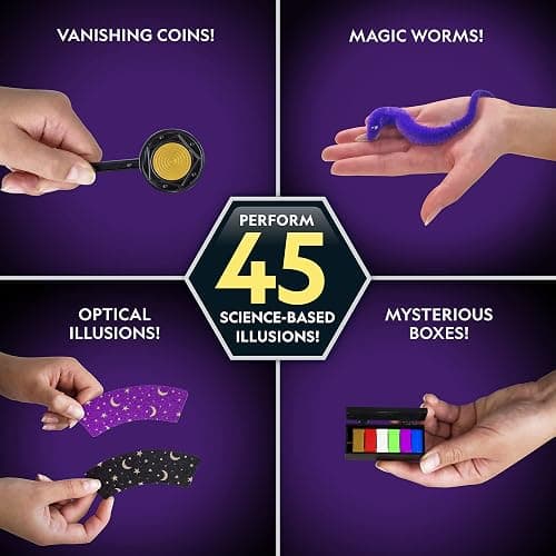 National Geographic Kids Magic Set - 45 Magic Tricks for Kids to Perform with Step-by-Step Video Instructions for Each Trick Provided by a Professional Magician, Toys for Boys and Girls thumbnail 2