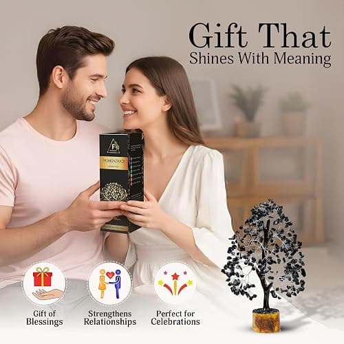 Black tourmaline crystal tree thumbnail 6