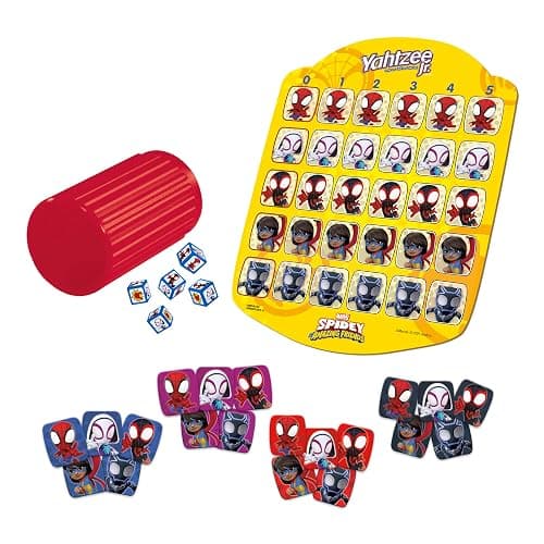 Hasbro Gaming Spidey and His Amazing Friends Yahtzee Jr.Marvel Edition Board Game for Kids, Ages 4 and Up (Amazon Exclusive) thumbnail 9
