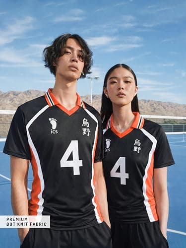 Unisex Anime Jersey T Shirts for Men and Women, #4 Printed Anime Jersey Tee thumbnail 3