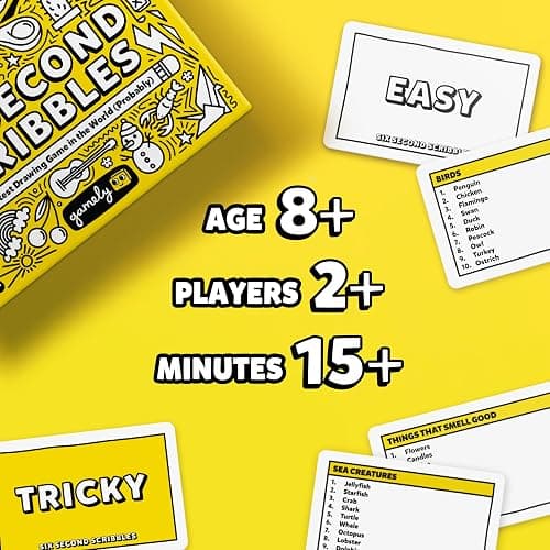 Six Second Scribbles: The frantically fast and fantastically fun drawing game | A family friendly party game for children, teens and adults (Six Second Scribbles) thumbnail 2