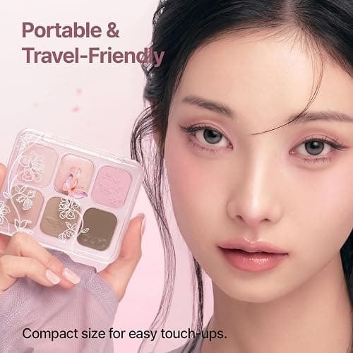 CLIO Muse Master Eyeshadow Palette, Korean Royal Heritage Edition, Baked Cream Powder Formula, Soft Lilac Mauve 6-Color with Matte & Shimmer for Daily Makeup, Safe for Sensitive Eyes (04 LILAC TALK) thumbnail 8