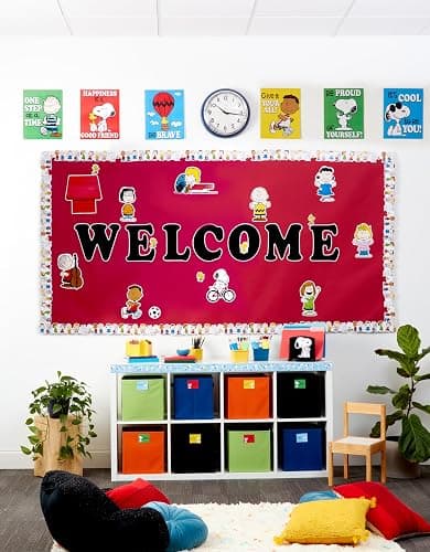Eureka Peanuts Snoopy Extra Large Stickers for Kids and Teachers, Multicolor, 36 Pieces thumbnail 2