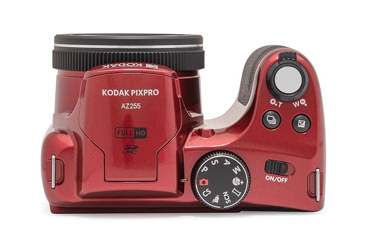 KODAK PIXPRO AZ255-RD 16MP Digital Camera 25X Optical Zoom 24mm Wide Angle Lens Optical Image Stabilization 1080P Full HD Video 3" LCD Vlogging Camera (Red) thumbnail 3